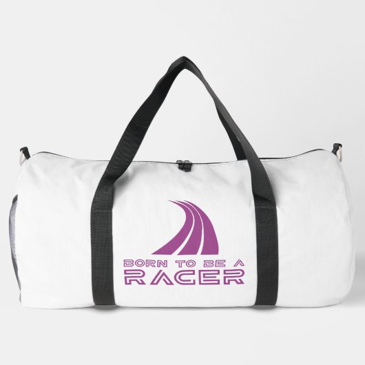 Born To Be A Racer ダッフルバッグ (裏面)