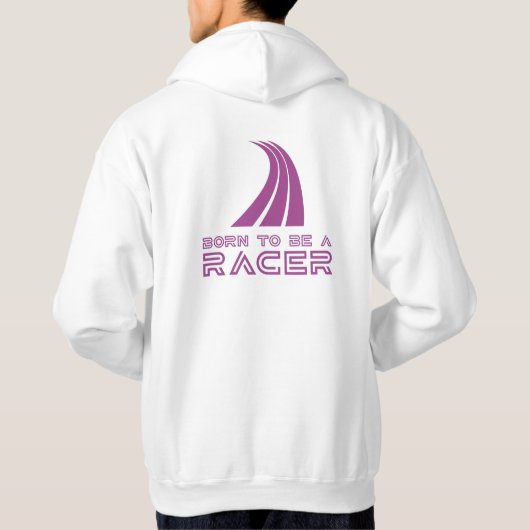Born To Be A Racer パーカ (裏面)