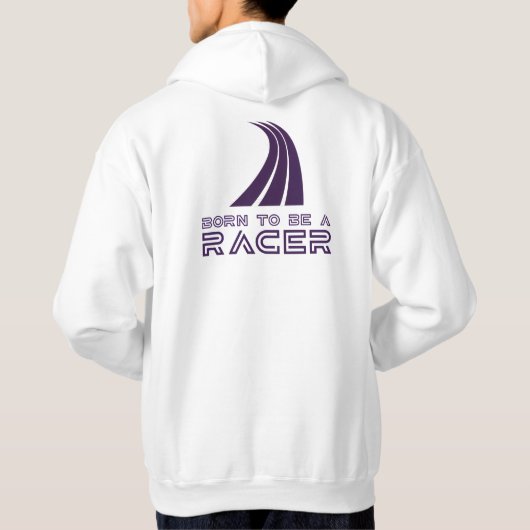 Born To Be A Racer パーカ (裏面)