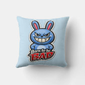 🐰😈 “Born to Be Bad” Pillow 💥🛋️ クッション (裏面)