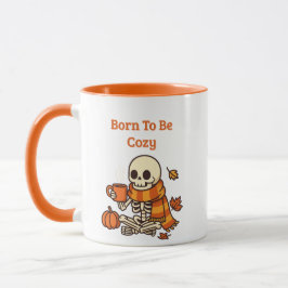 Born to Be Cozy - スケルトン マグカップ
