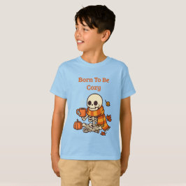 Born to Be Cozy - スケルトン Tシャツ