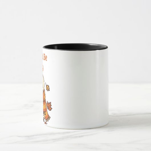 Born to Be Cozy – Skeleton Fall Mug マグカップ (中央)