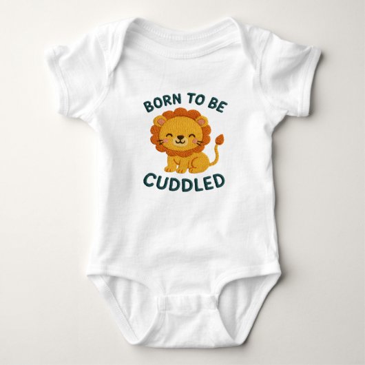 Born to Be Cuddled ベビーボディスーツ (正面)