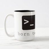 born to be root ツートーンマグカップ (左)