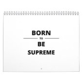 BORN TO BE SUPREME カレンダー (カバー)