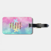 Born to Be Unique Cute Pink Dragon– Inspirational  ラゲッジタグ (裏面横)