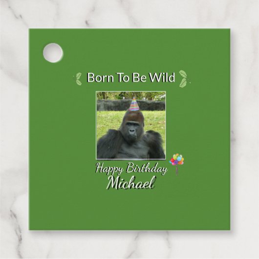 Born to be Wild Green Design  フェイバータグ (正面)