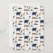 Born to be Wild Newborn Times Birth Announcement 案内状 (裏面)