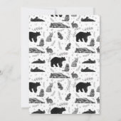 Born to be Wild Newborn Times Birth Announcement 案内状 (裏面)