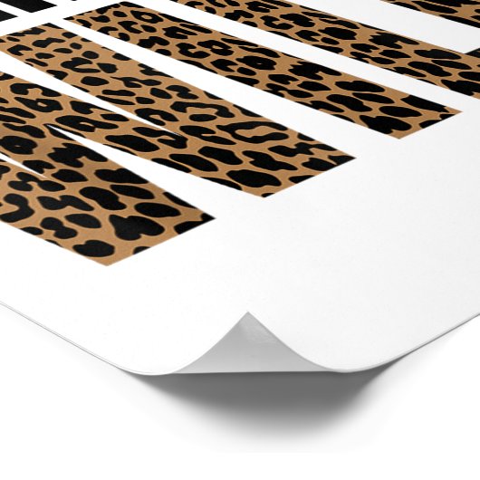 Born To Be Wild Tiger Animal Lover Motivation  ポスター (角)