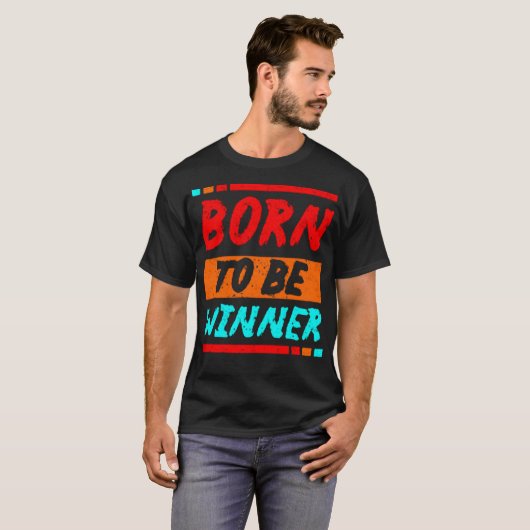 Born to be winner tシャツ (正面フル)