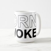 Born To Be Woke コーヒーマグカップ (正面右)