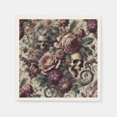 Born to Bloom – Gothic Victorian スタンダードカクテルナプキン (正面)