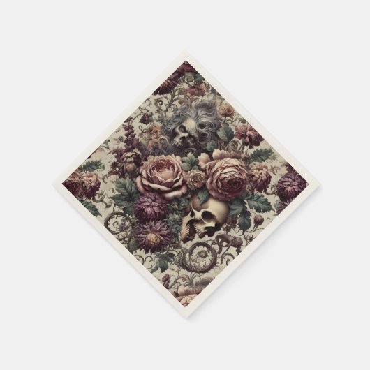 Born to Bloom – Gothic Victorian スタンダードカクテルナプキン (角)