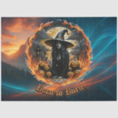 Born to Burn Dark Witch Gothic Tissue Paper 薄葉紙 (正面)