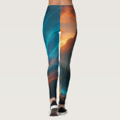 Born to Burn Gothic Witch Pattern Leggings レギンス (裏面)