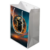 Born to Burn Witch Gift Bags ミディアムペーパーバッグ (裏面アングル)