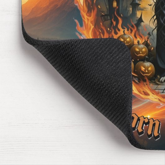 Born to Burn Witch Mousepad マウスパッド (コーナー)