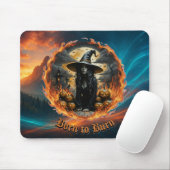 Born to Burn Witch Mousepad マウスパッド (マウス)