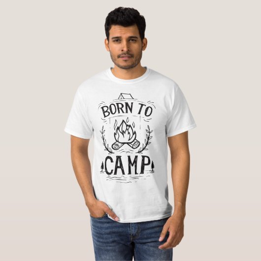 Born to camp tシャツ (正面フル)