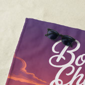 Born to Chase Sunsets Tropical Beach Vibes ビーチタオル (インサイチュ)