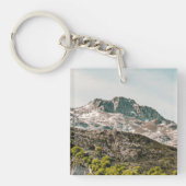 Born to Climb Mountain Landscape Photo キーホルダー (正面)