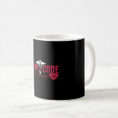 Born To Code Medical Coder ICD Coding Programmer コーヒーマグカップ (正面右)