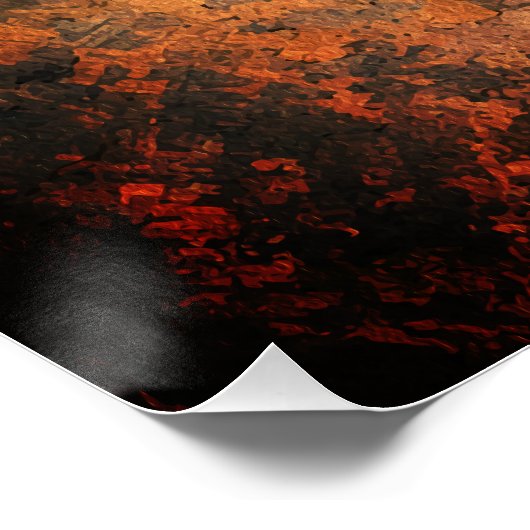 Born to Create Art Motivational Quote Textured Wal ポスター (コーナー)