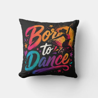 Born to Dance | カラフルなラテンダンスのお祝い クッション