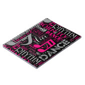 Born to Dance Pink ID277 ノートブック (左側)