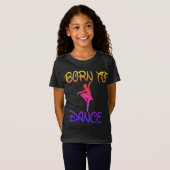 Born to Dance Rainbow Ballerina T-Shirt Tシャツ (正面フル)