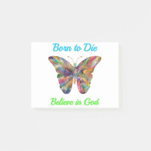 Born to Die , believe in God ポストイット (正面)