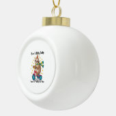 Born to Dilly Dally Sloth セラミックボールオーナメント (右)