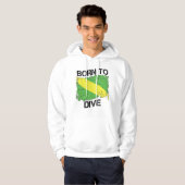 Born to Dive Nitrox Flag Sweatshirt パーカ (正面フル)