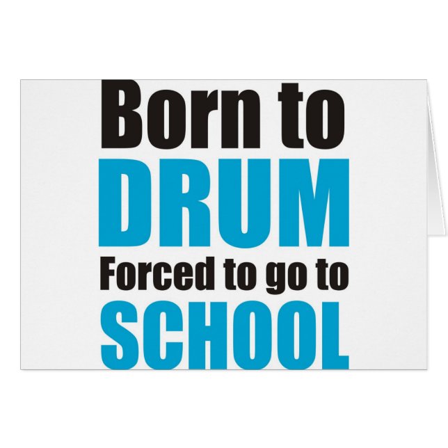 born to drum (正面横)