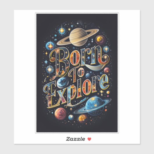 Born To Explore – Colour Burst シール (シート)