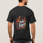 Born to fight tシャツ (裏面)