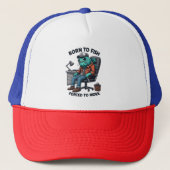 Born to Fish Fishing Cap キャップ (正面)