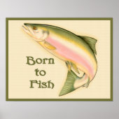 Born to Fish Poster ポスター (正面)