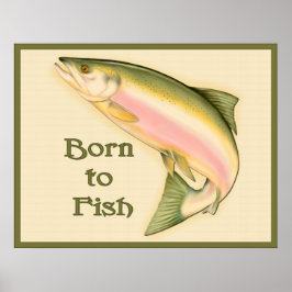 Born to Fish Poster ポスター