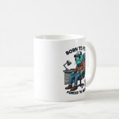 Born to Fish, Work Mug コーヒーマグカップ (正面右)
