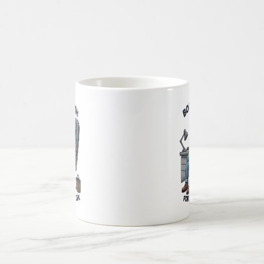 Born to Fish, Work Mug コーヒーマグカップ (中央)