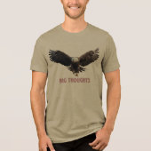 "Born To Fly 白頭鷲 Tシャツ | 高く飛べ" (正面)
