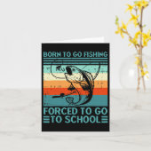 Born To Go Fishing Forced School  カード (黄色い花)
