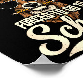 Born To Go Hunting Forced To Go Back To School Cam ポスター (角)