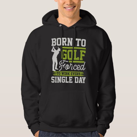 Born To Golf Single Day Golf  パーカ (正面)