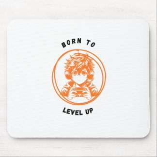Born to Level Up Gaming Mousepad マウスパッド