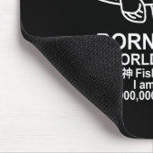Born To Live World Is A Fish Coelacanth Fish Memes マウスパッド (コーナー)