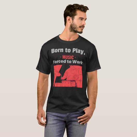 Born To Play Music Tシャツ (正面フル)